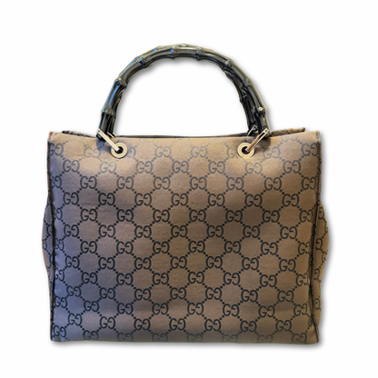 Vintage Gucci Bamboo Tote