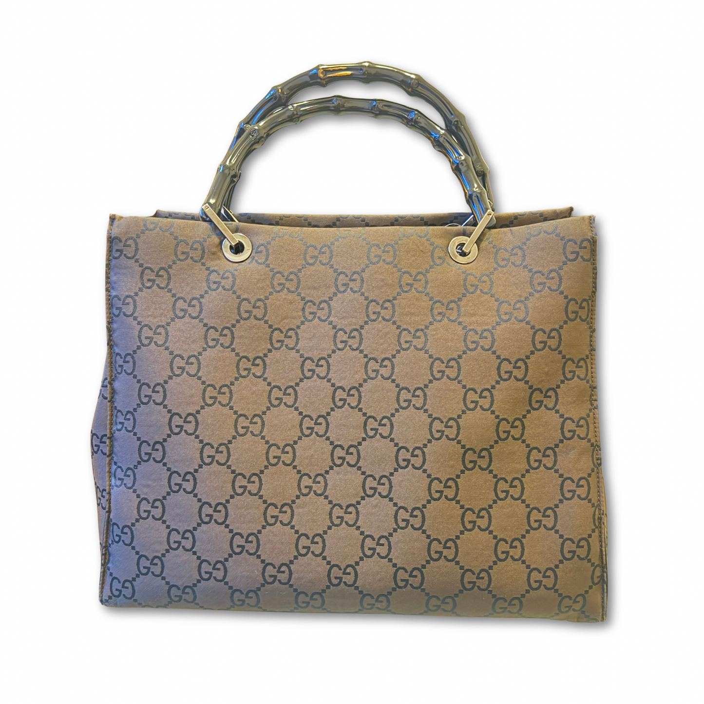 Vintage Gucci Bamboo Tote