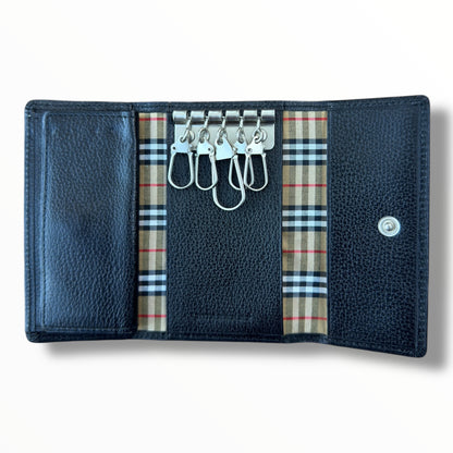 Burberry London Trifold Key Holder Wallet