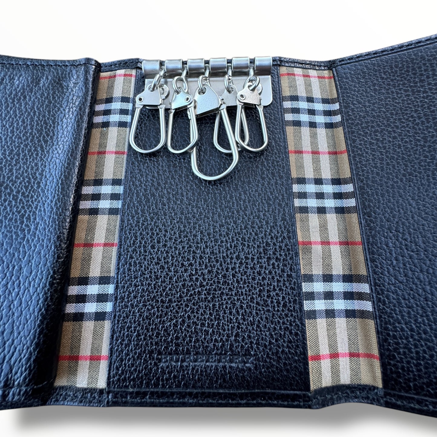 Burberry London Trifold Key Holder Wallet