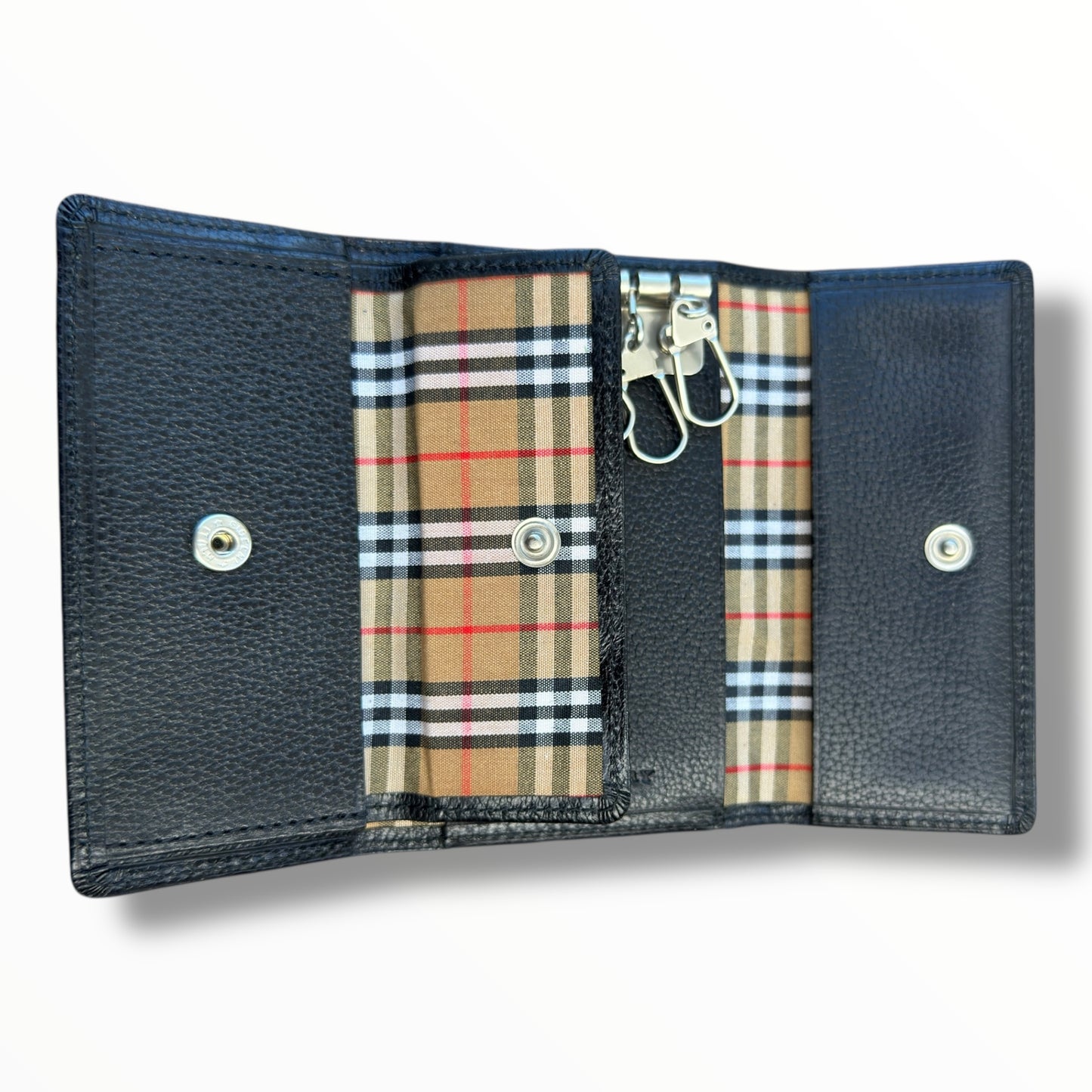 Burberry London Trifold Key Holder Wallet
