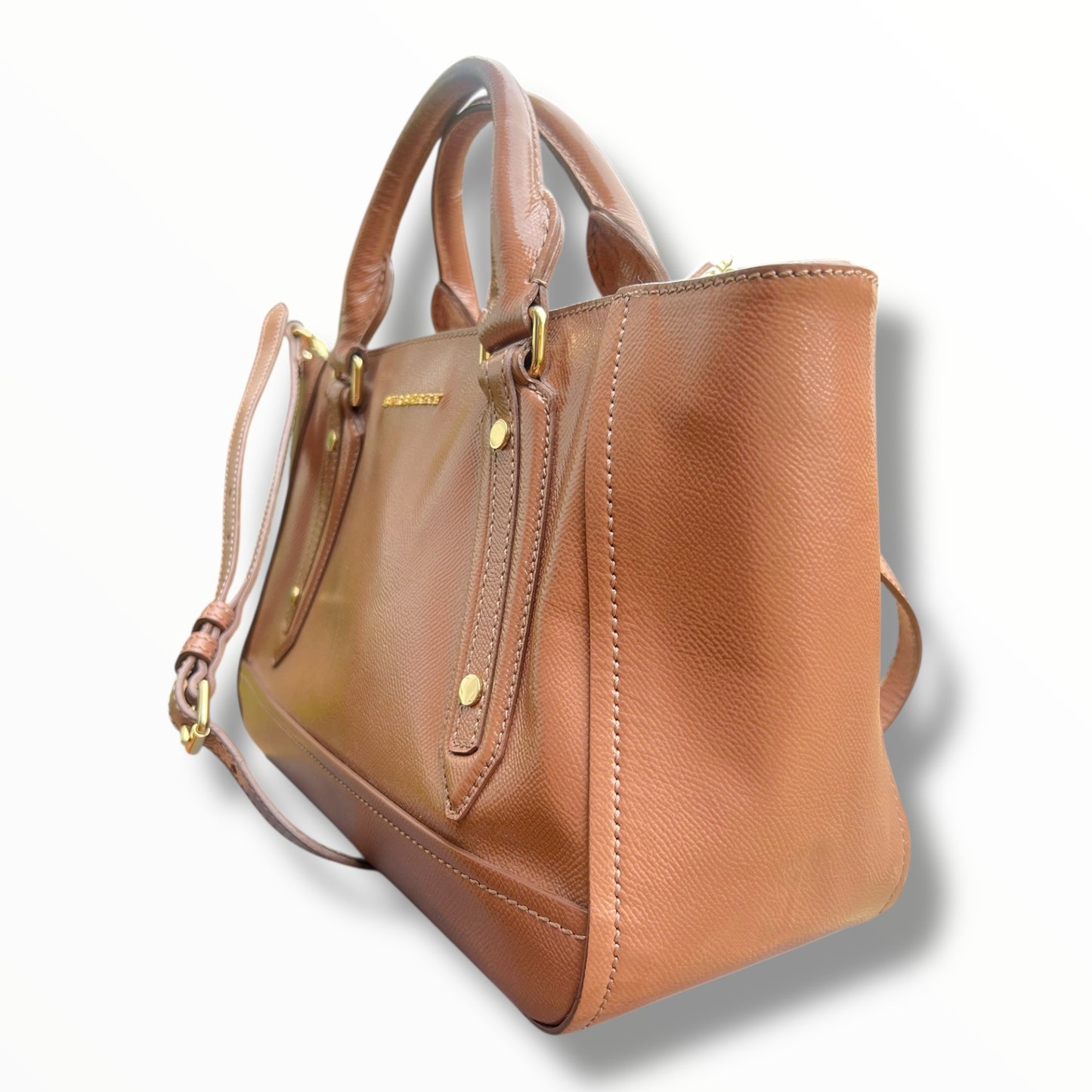 Burberry Pink Leather Somerford Tote Handbag