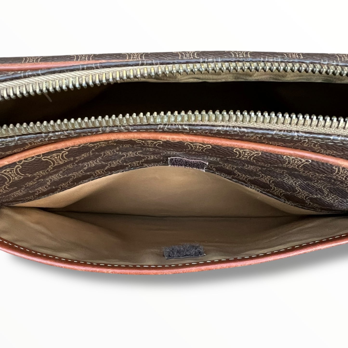 CELINE Triomphe Canvas Clutch Bag