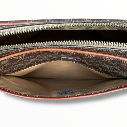 CELINE Triomphe Canvas Clutch Bag