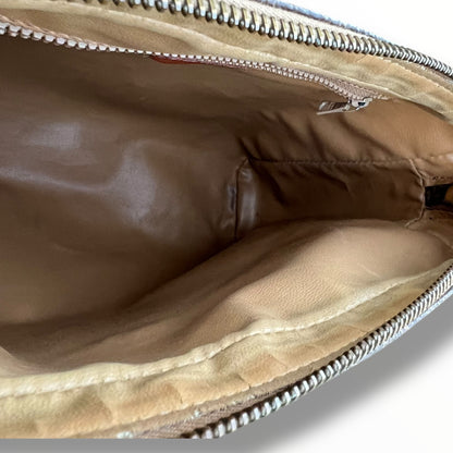 CELINE Triomphe Canvas Clutch Bag