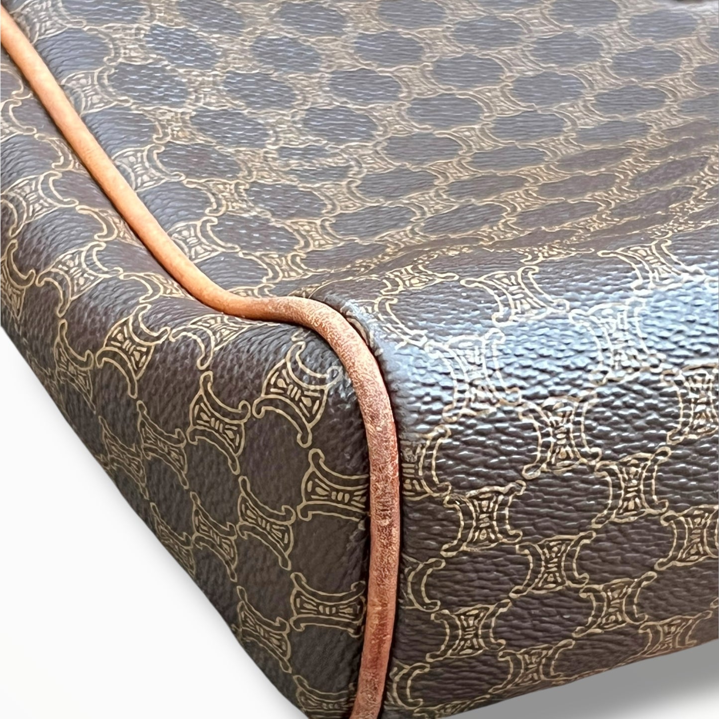 CELINE Triomphe Canvas Clutch Bag