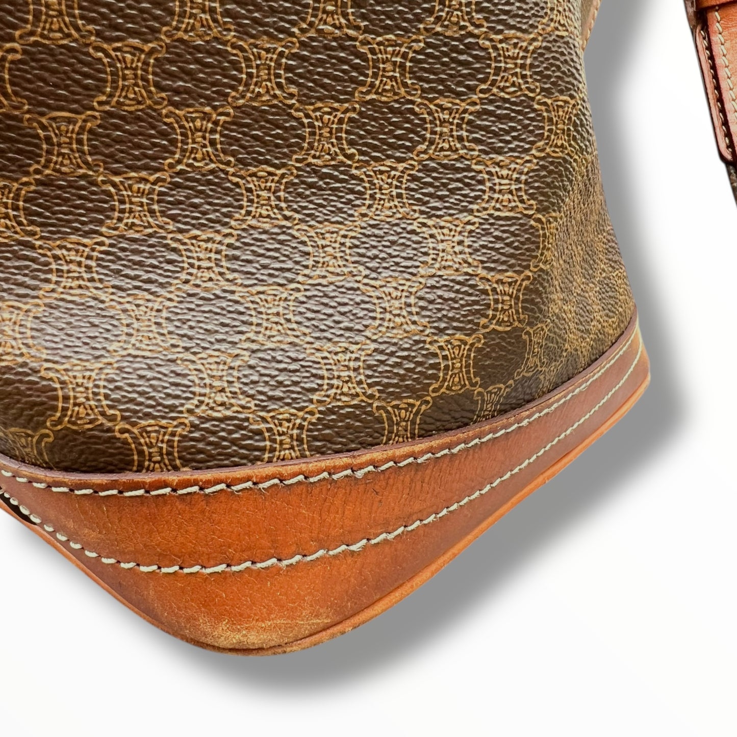 CELINE Triomphe Canvas Bucket Bag