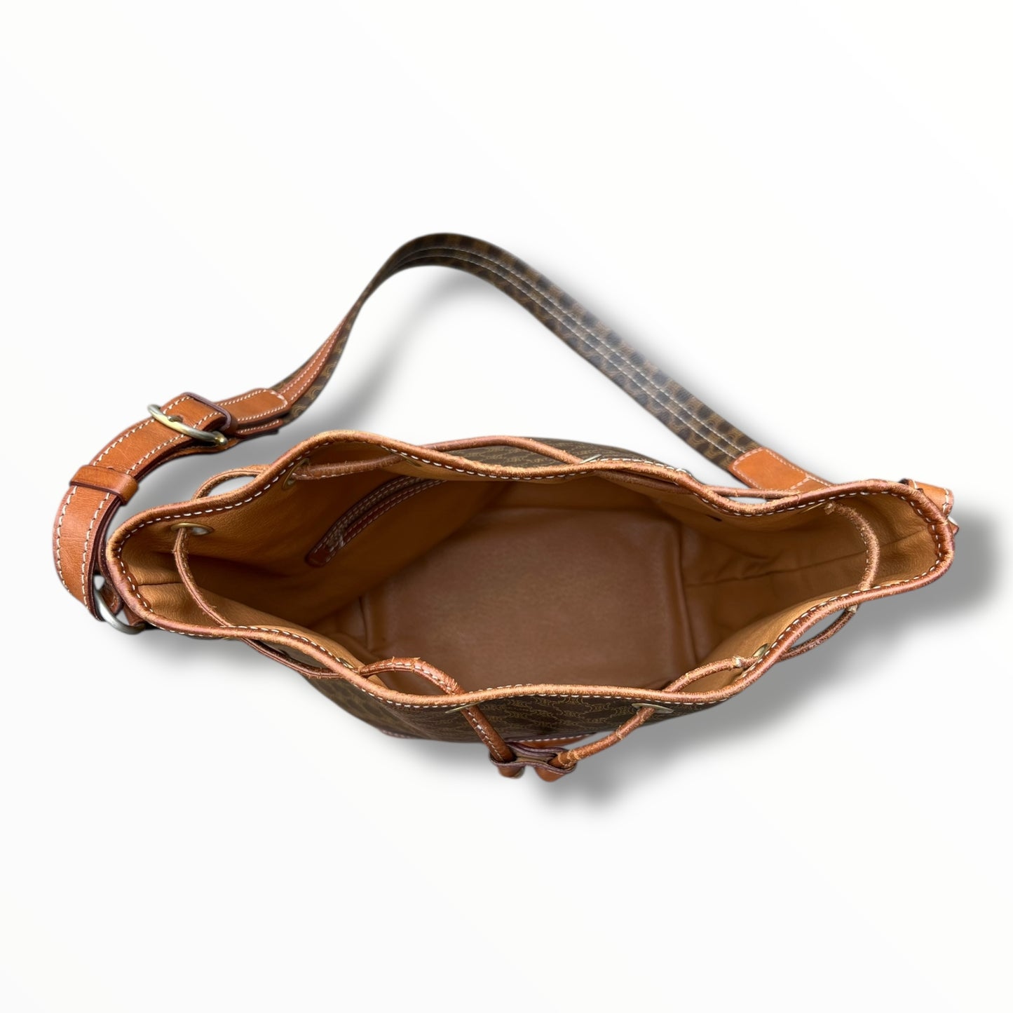 CELINE Triomphe Canvas Bucket Bag