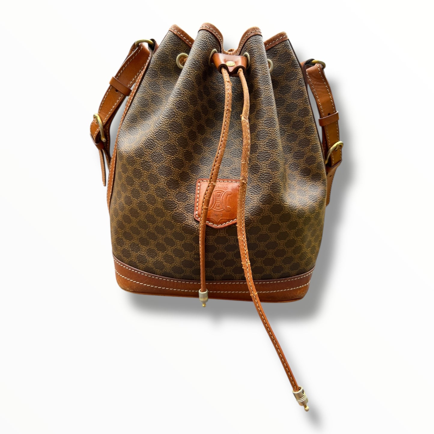 CELINE Triomphe Canvas Bucket Bag