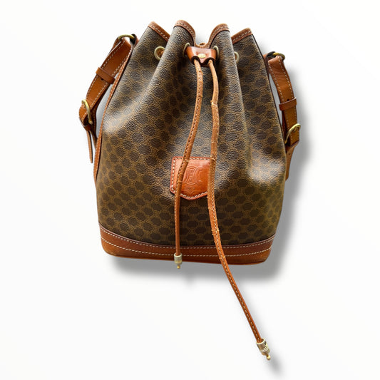 CELINE Triomphe Canvas Bucket Bag