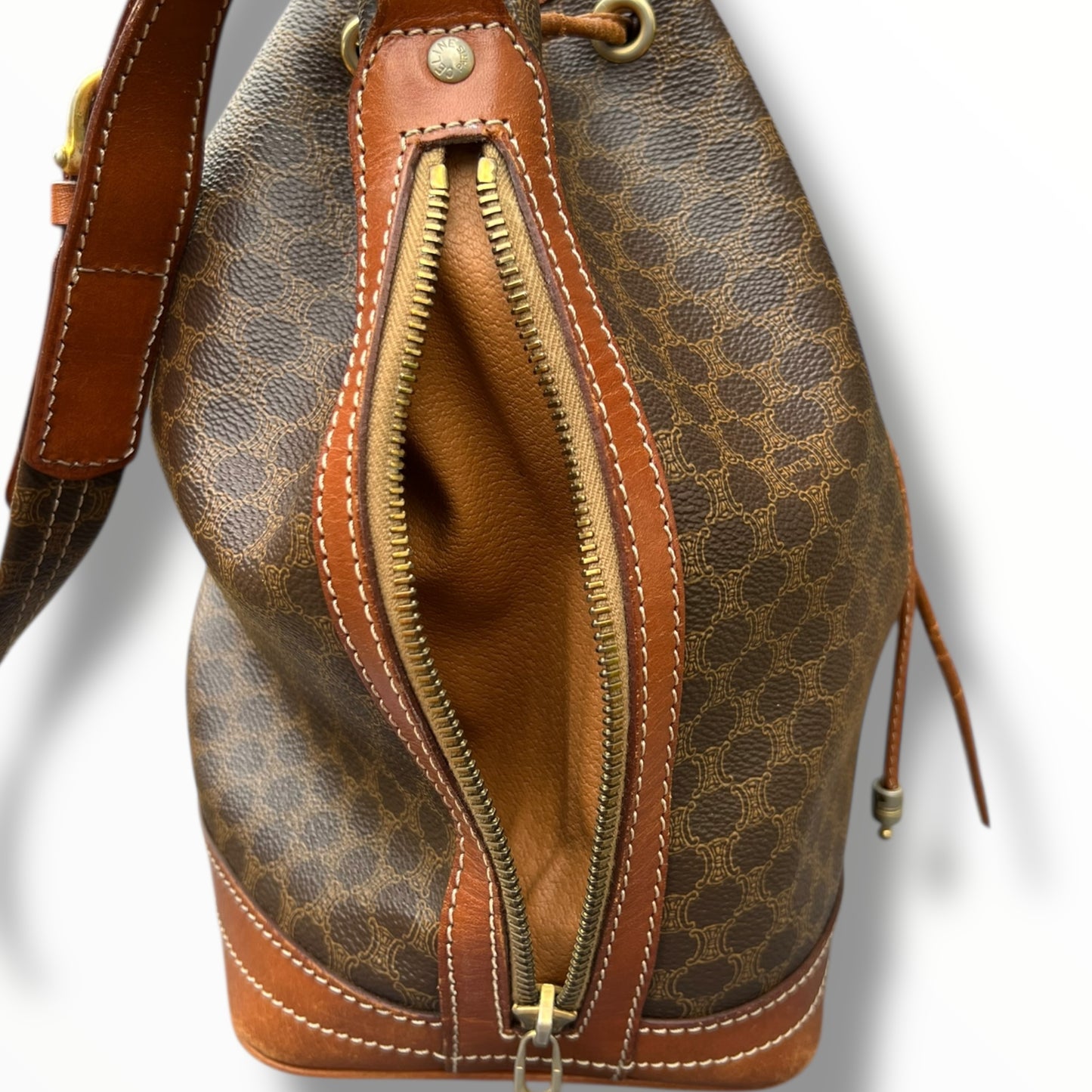 CELINE Triomphe Canvas Bucket Bag