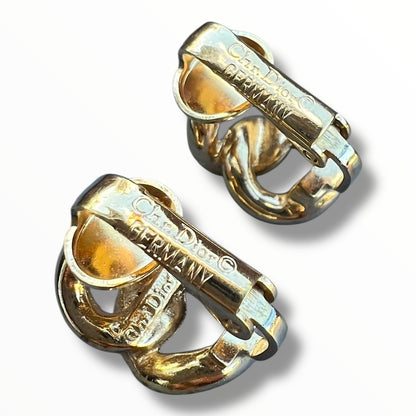 Christian Dior Knot Rope Earrings