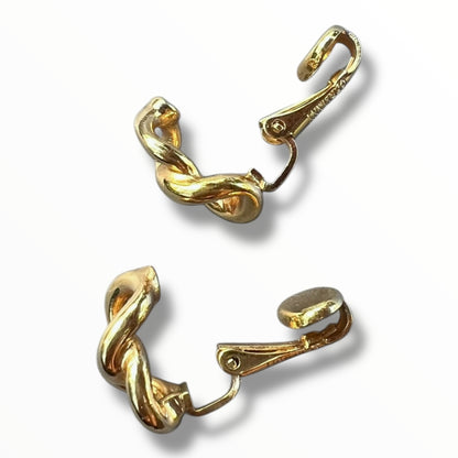 Christian Dior Knot Rope Earrings