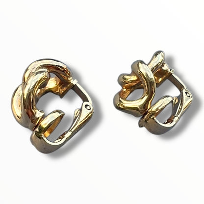 Christian Dior Knot Rope Earrings