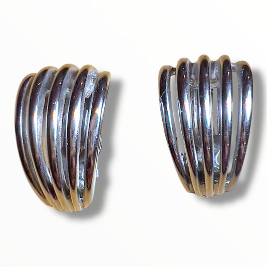 Givenchy Puffy Half-hoop Earrings