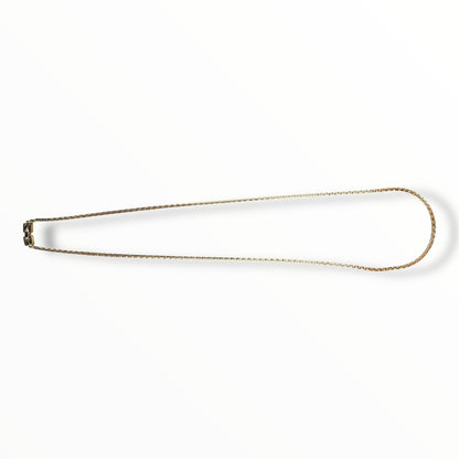 Givenchy Vintage Long Gold Metal Necklace