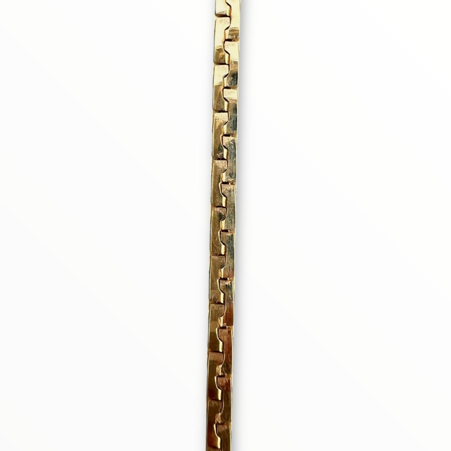 Givenchy Vintage Long Gold Metal Necklace