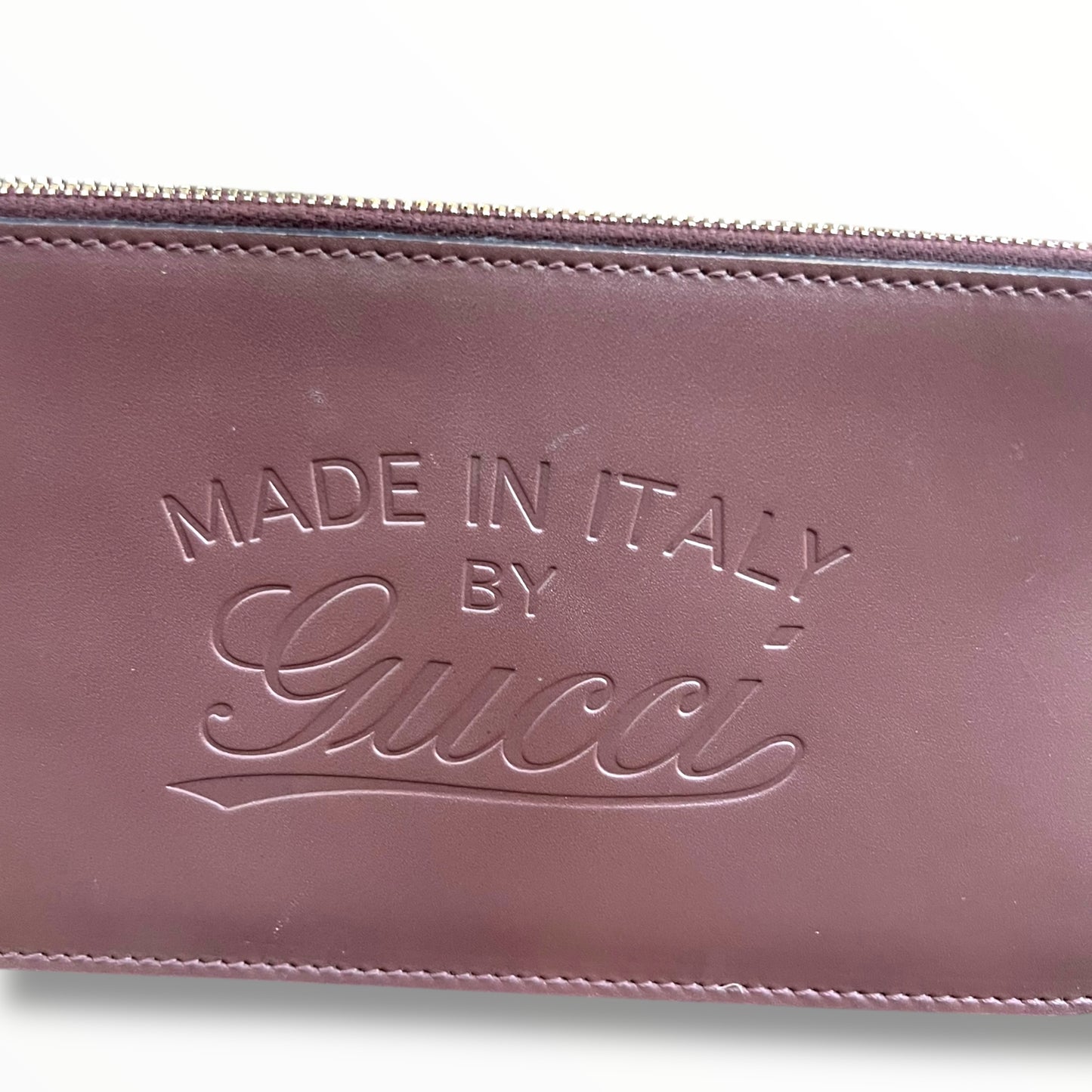 Gucci Beige Canvas Logo Craft Tote Bag