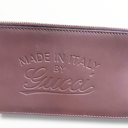 Gucci Beige Canvas Logo Craft Tote Bag