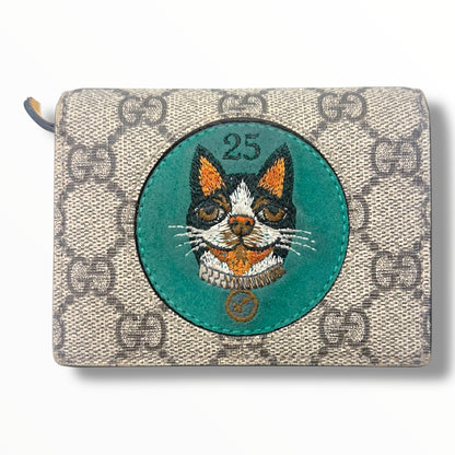 GUCCI Supreme Monogram Bosco Patch Card Case Wallet Limited Edition