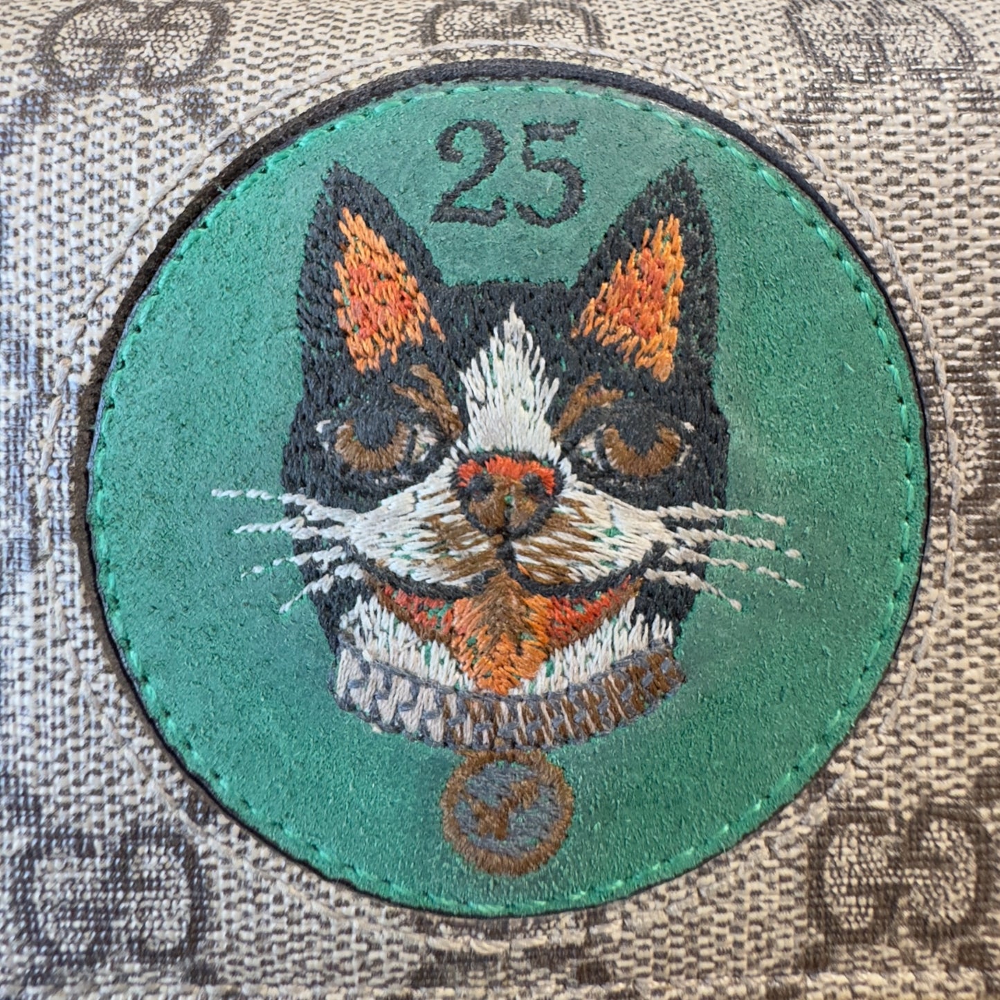 GUCCI Supreme Monogram Bosco Patch Card Case Wallet Limited Edition