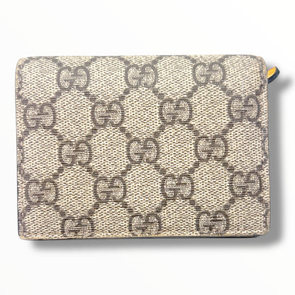 GUCCI Supreme Monogram Bosco Patch Card Case Wallet Limited Edition