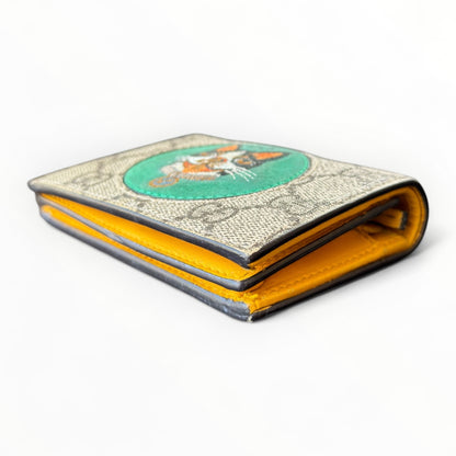 GUCCI Supreme Monogram Bosco Patch Card Case Wallet Limited Edition