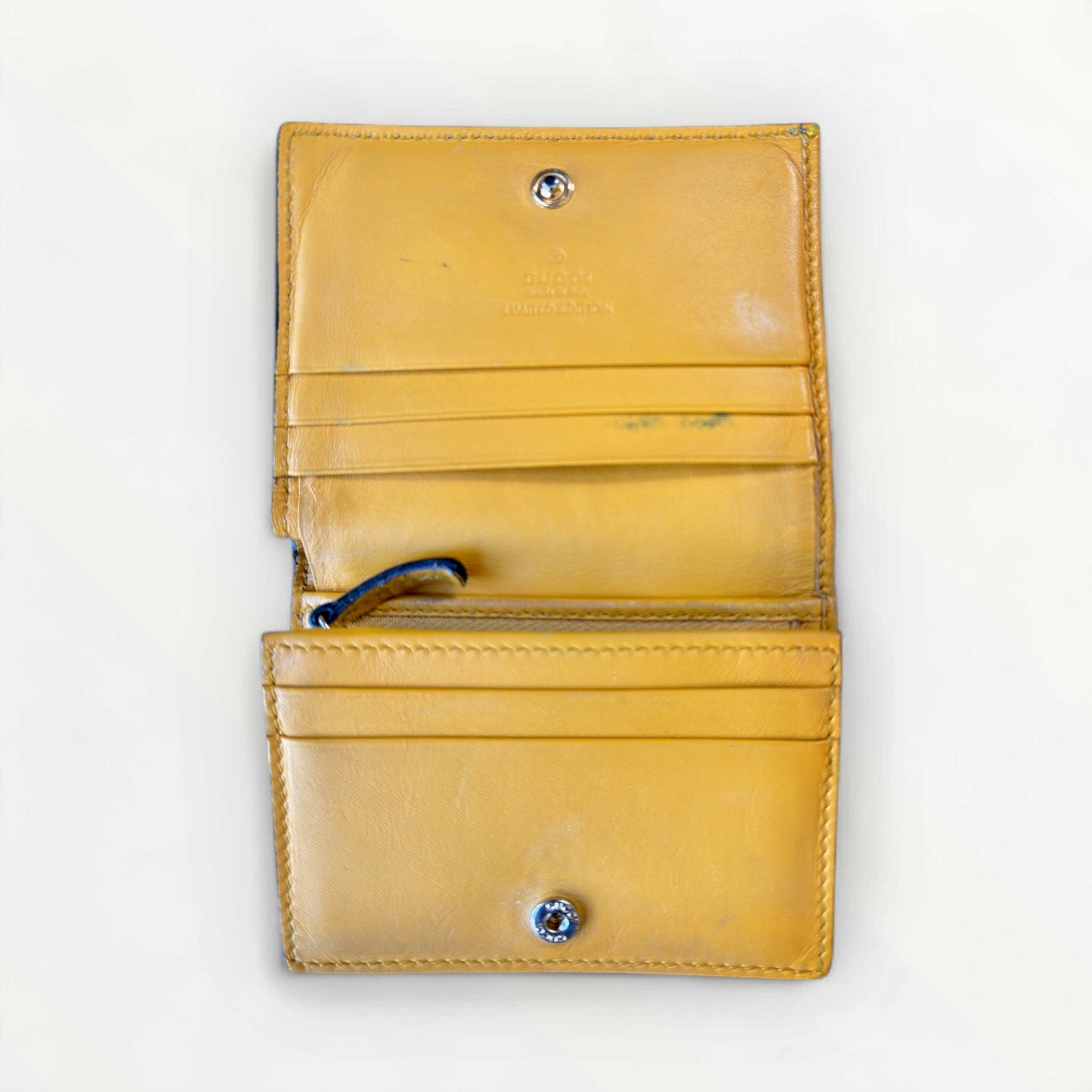 GUCCI Supreme Monogram Bosco Patch Card Case Wallet Limited Edition