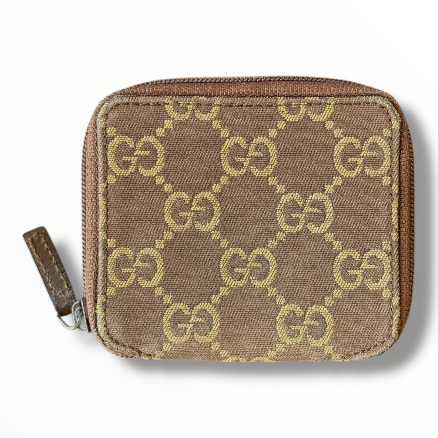 Gucci GG Imprime Leather & Canvas Coin Purse