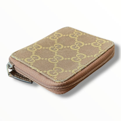 Gucci GG Imprime Leather & Canvas Coin Purse