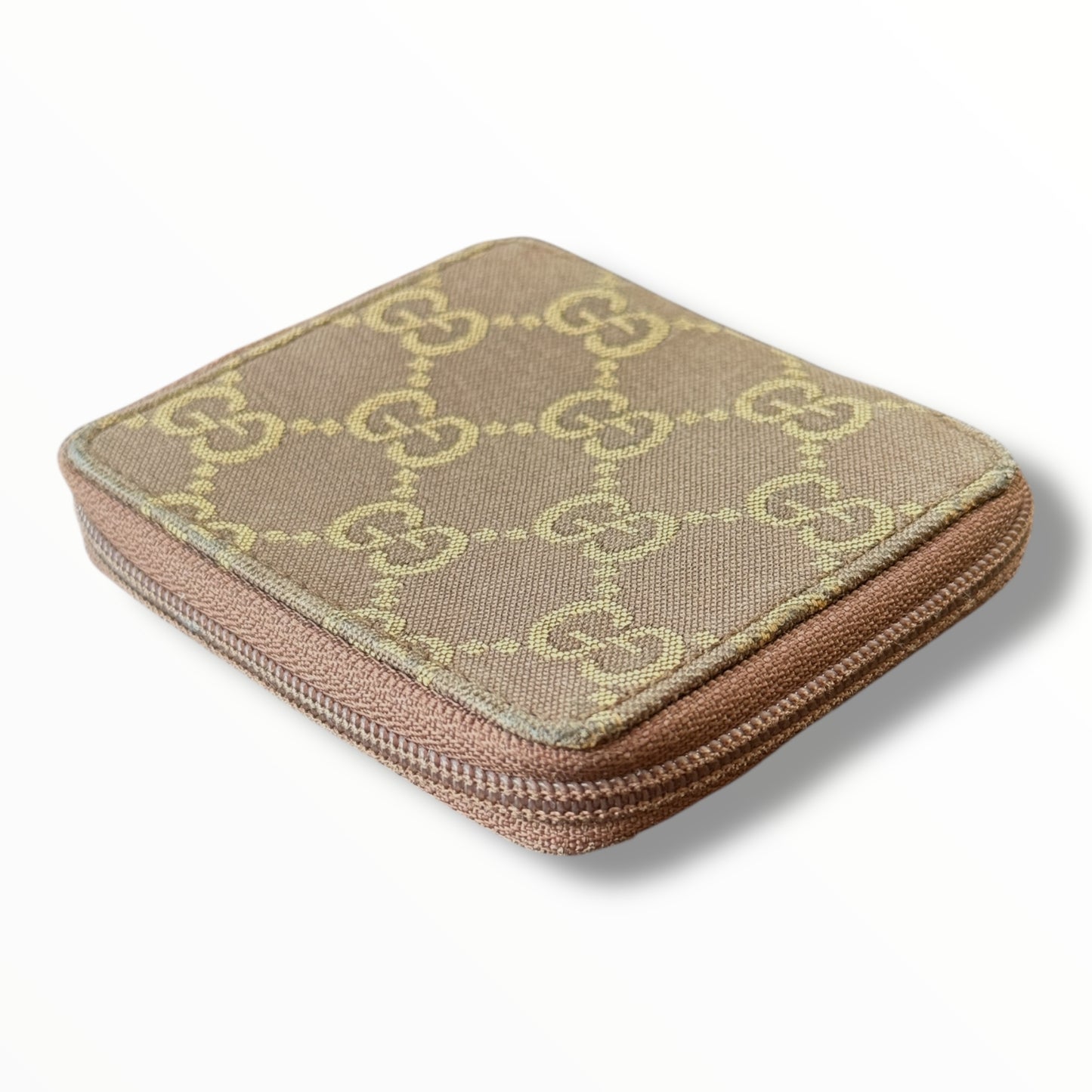 Gucci GG Imprime Leather & Canvas Coin Purse