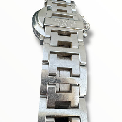 HERMÈS Watch Clipper Chronograph - 31mm Stainless Steel