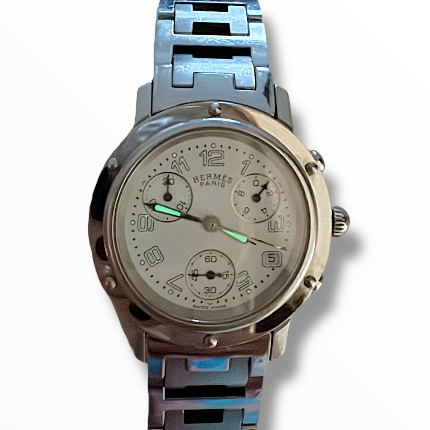 HERMÈS Watch Clipper Chronograph - 31mm Stainless Steel