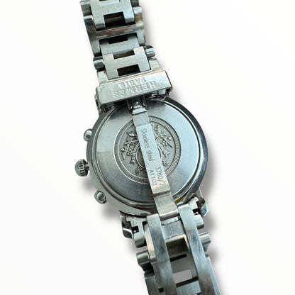 HERMÈS Watch Clipper Chronograph - 31mm Stainless Steel