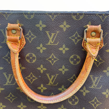 Louis Vuitton Monogram Sac Plat Tote Bag