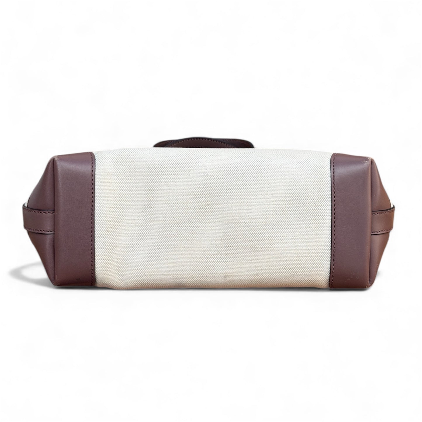 Gucci Beige Canvas Logo Craft Tote Bag