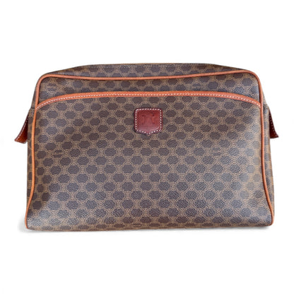 CELINE Triomphe Canvas Clutch Bag