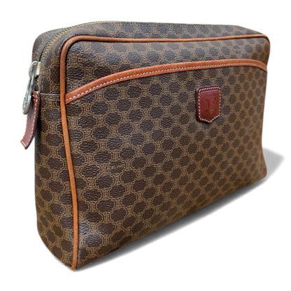 CELINE Triomphe Canvas Clutch Bag