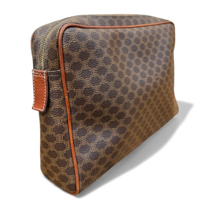 CELINE Triomphe Canvas Clutch Bag