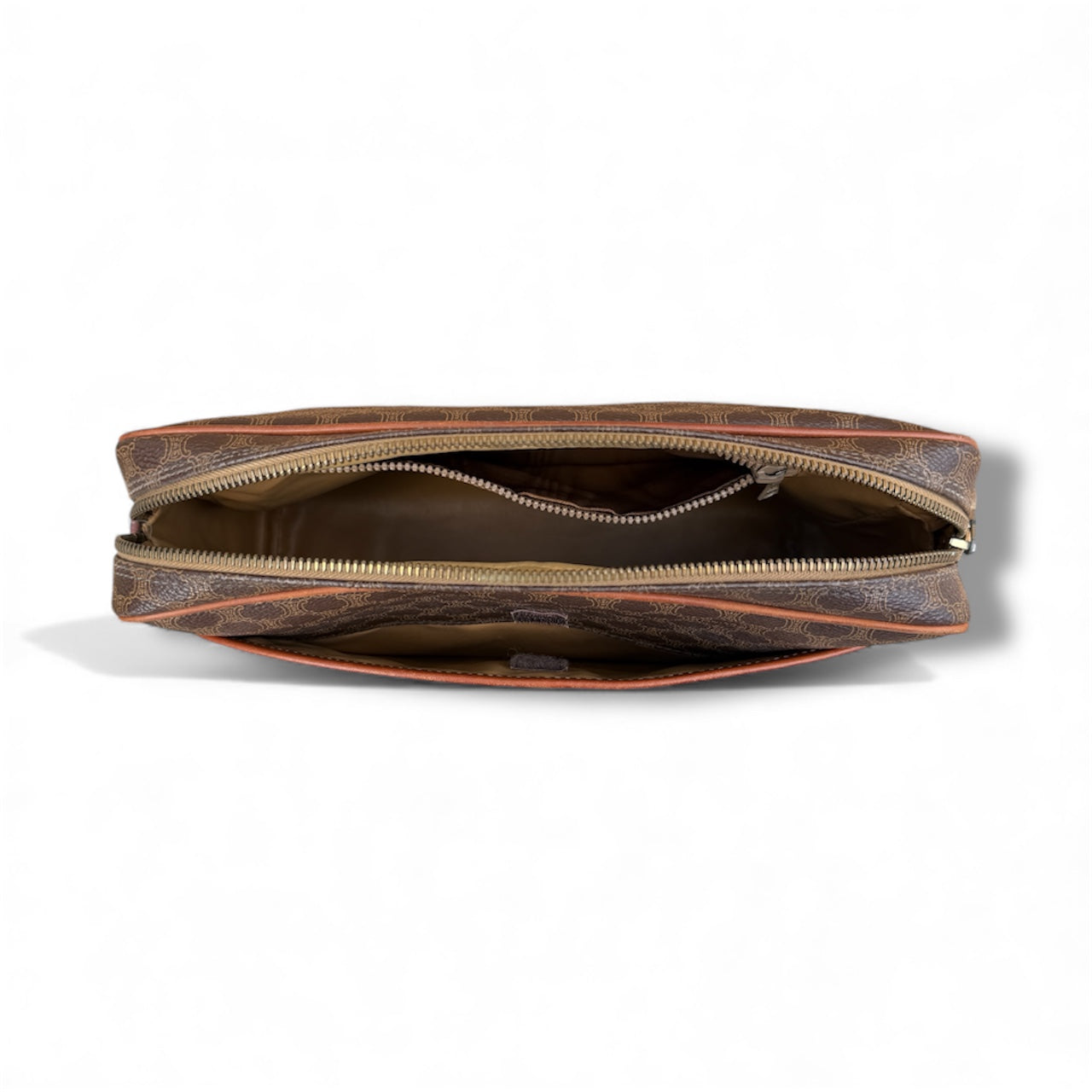 CELINE Triomphe Canvas Clutch Bag