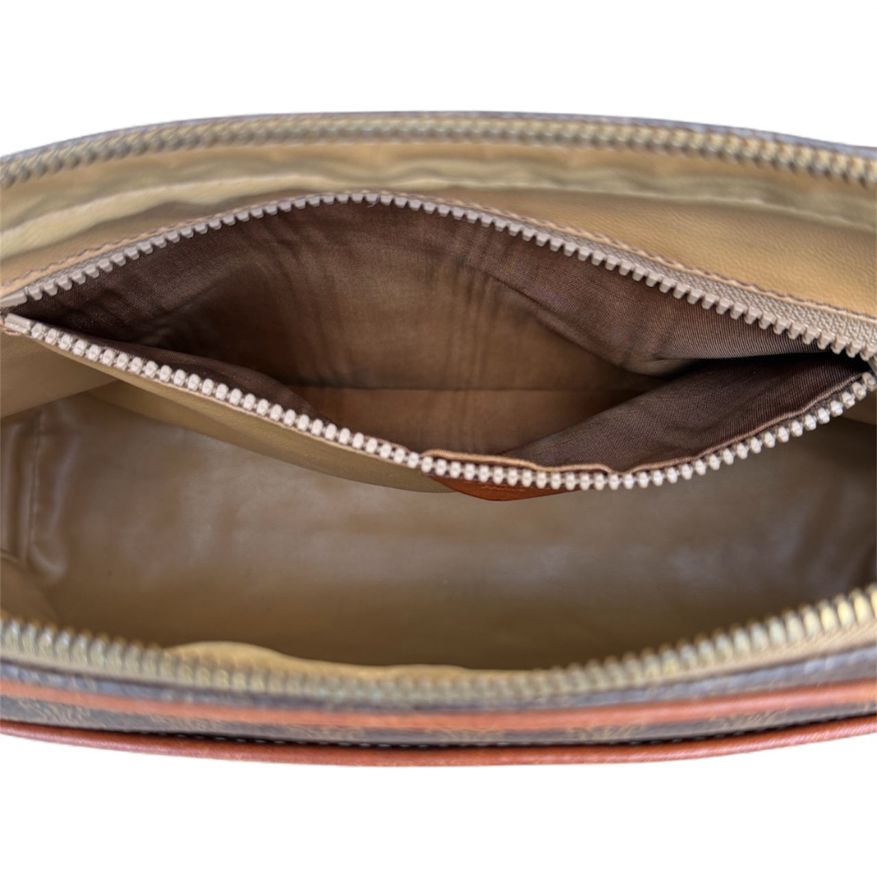 CELINE Triomphe Canvas Clutch Bag