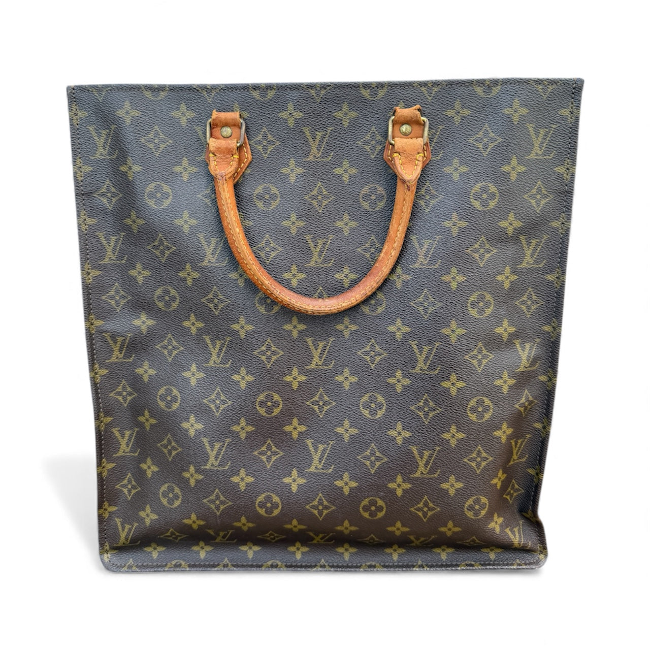 Louis Vuitton Monogram Sac Plat Tote Bag