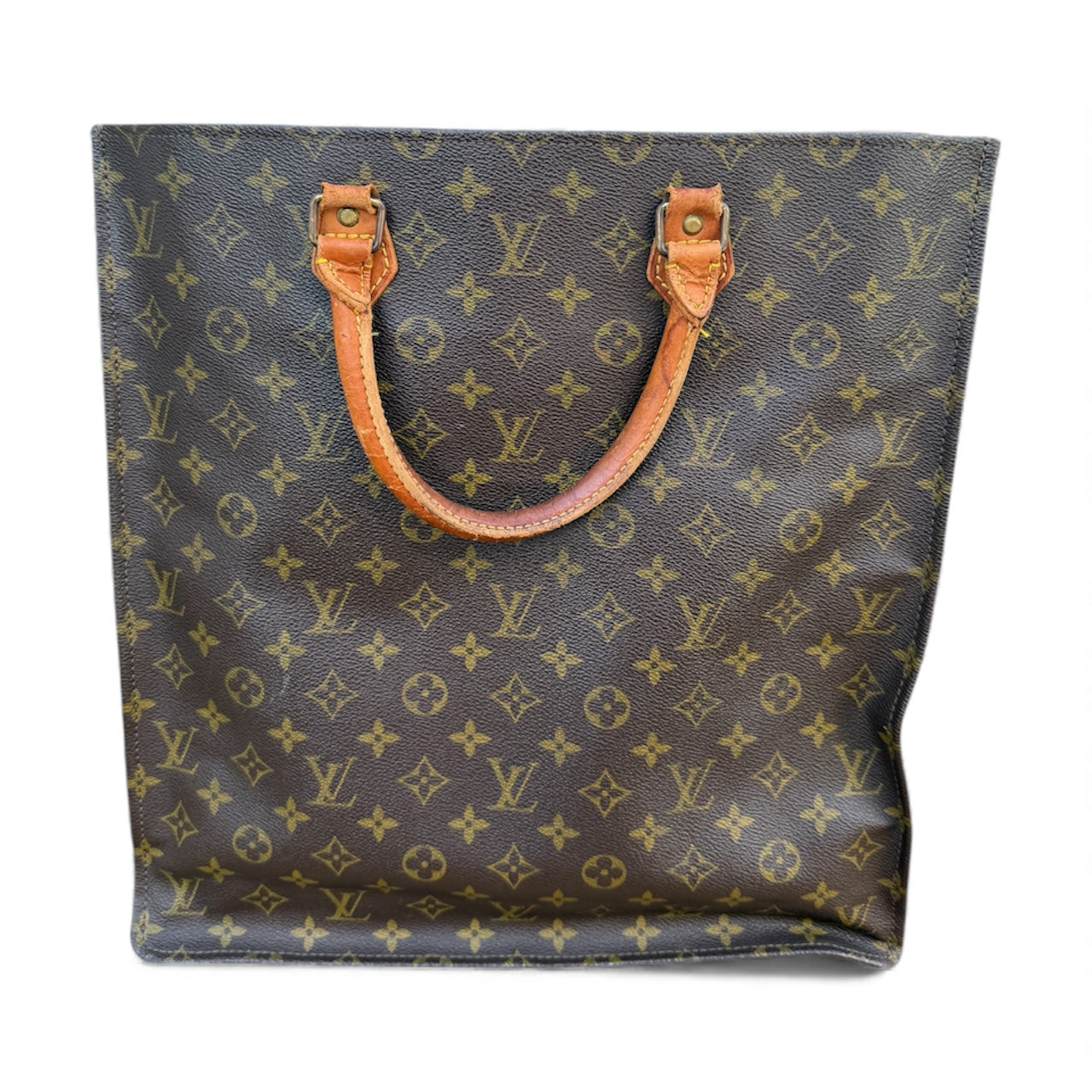 Louis Vuitton Monogram Sac Plat Tote Bag