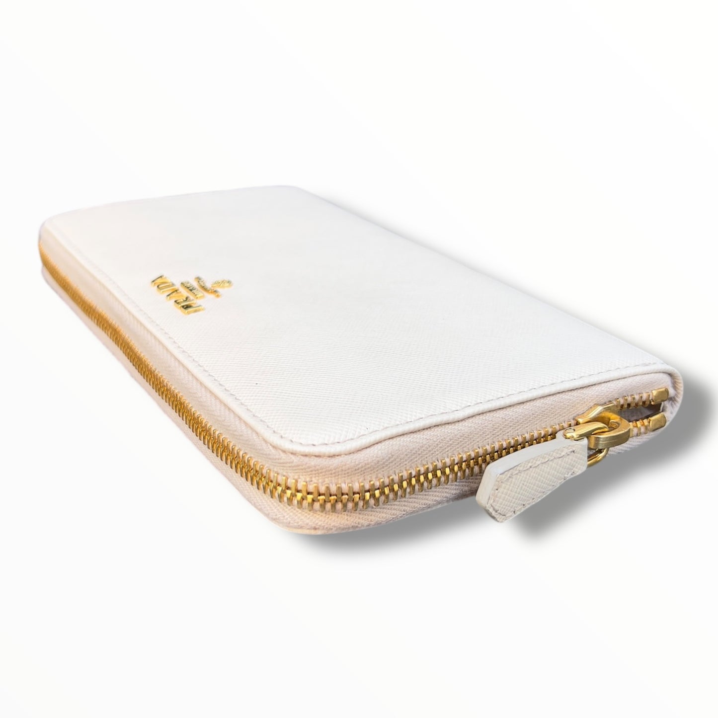 Prada 1M0506 L-shaped Leather Long Wallet