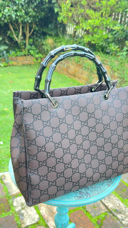 Vintage Gucci Bamboo Tote